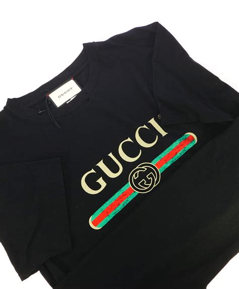 gucci logo for tshirts|vintage gucci logo t shirt.